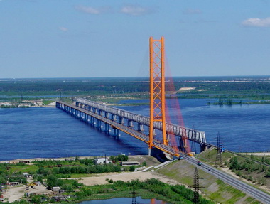 Мост через Обь.